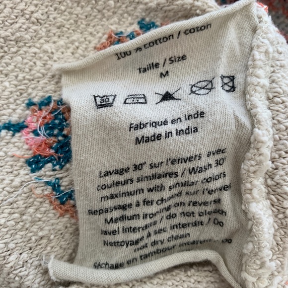 Sweater M with floral embroidery - Picture 5 of 8